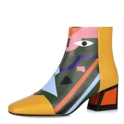 Impression de mode - bottes de cheville