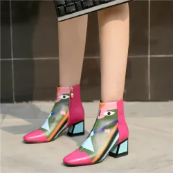 Fashion print - ankle bootsLaarzen