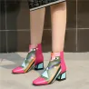 Impression de mode - bottes de cheville