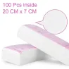 Wax hair removal - paper rolls 100pcsHuid
