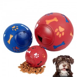 3 Size Educatief Interactieve Hond Speelgoed Rubber Bal Puppy Chew Speelgoed Poot Bone Print Dog TreSpeelgoed