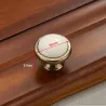Bronze antique - Poignée de meubles en céramique