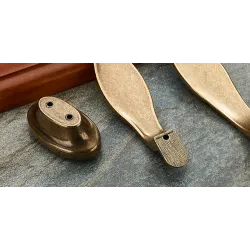 Bronze antique - Poignée de meubles en céramique