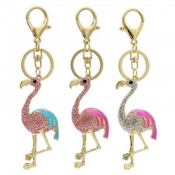 Crystal Flamingo - Porte-clés