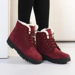 Botas femininas vrouwen laarzen 2018 nieuwe aankomst vrouwen winter laarzen warme snowboots mode plaLaarzen