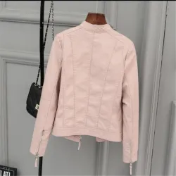 Leather jacket with zipperJassen