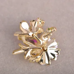 Kleine chrysant oorknopjesOorbellen