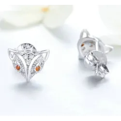 Little crystal fox stud earringsEarrings