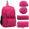 Waterproof nylon backpack 5 pcs setSets