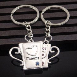 Cheers For Love - keychain 2 pcsSleutelhangers