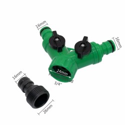 3/4" Y shape connector - thread tap joint for garden wateringSproeiers