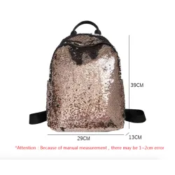 Glitter backpack with color changing sequinsRugzakken