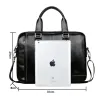 Elegant big leather shoulder bagTassen