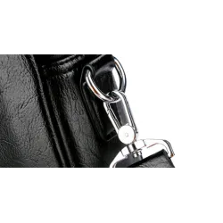 Elegant big leather shoulder bagTassen