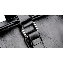 Elegant big leather shoulder bagTassen