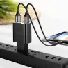 Smart dual USB - Led digital charging adapter for iPhone Samsung Xiaomi - EU plugChargers