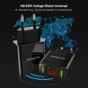 Smart dual USB - Led digital charging adapter for iPhone Samsung Xiaomi - EU plugChargers
