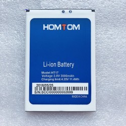 Original HOMTOM HT17 - high quality 3000mAh backup batteryBatterijen
