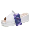 Comfortable leather slip-on wedge sandalsSandalen