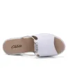 Comfortable leather slip-on wedge sandalsSandalen