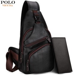 Fashion POLO shoulder bag - leather backpackTassen
