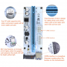 3 in 1 Molex 4Pin SATA 6PIN PCI Express PCIE PCI-E Riser Card 008s 1x to 16x USB 3.0 For Mining Bitcoin MinerKabels
