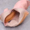 Casual stijlvolle suede sandalen laarzen met open teen en hakLaarzen