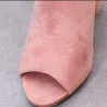 Sandales en daim élégant - bottes avec orteil & talon