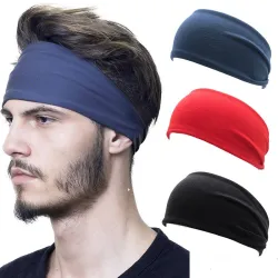 Nieuwste 1 PC Absorberende Haarbanden Mannen en Vrouwen Mannen Zweetband Zweet Hoofdband Voor FietseFiets