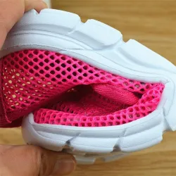 Candy Kleur Kinderen Schoenen Zomer Ademend Mesh Kinderen Schoenen Single Netto Doek Sport SneakersKinderen