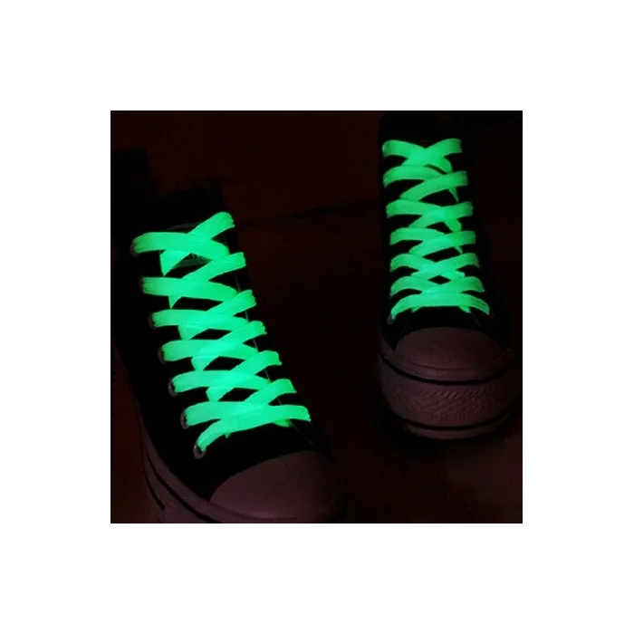 2 PcS luminous glowing casual green led shoelace - 1 meterSchoenen