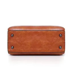 Luxe lederen tas set incl portemonnee 4 stuksSets