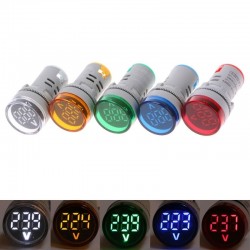 Affichage numérique LED 60-500V AC 22mm - indicateur de tension de mesure