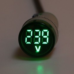22mm LED Digitale Display Gauge Volt Voltage Meter Indicator Signaal Lamp Voltmeter Lichten Tester CGereedschap