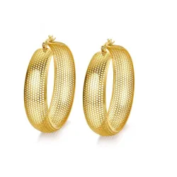 Boucles d'oreilles en acier inoxydable