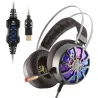 NiUB5 PC65 gloeiende gaming-headset - 3D USB 7.1 PS4-hoofdtelefoon met ruisonderdrukkingOor- & hoofdtelefoons