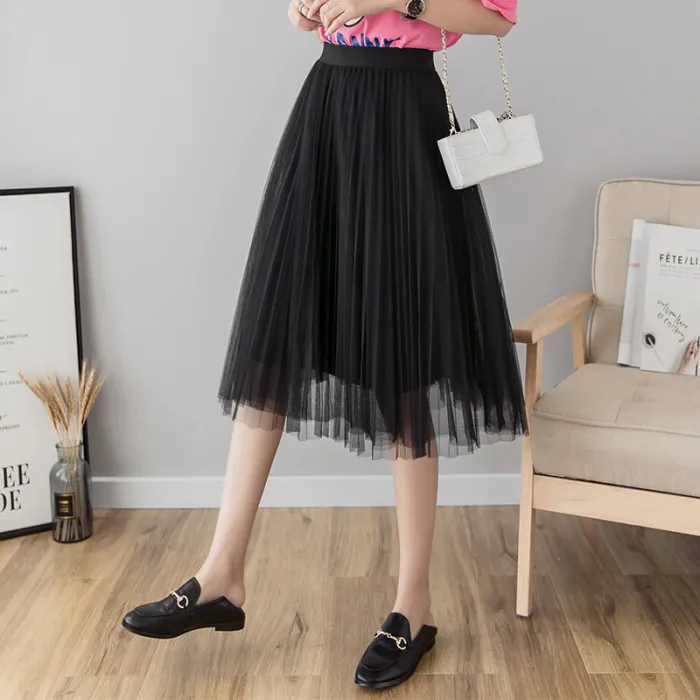 2019 womens midi pleated skirtJurken