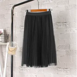 2019 womens midi pleated skirtJurken