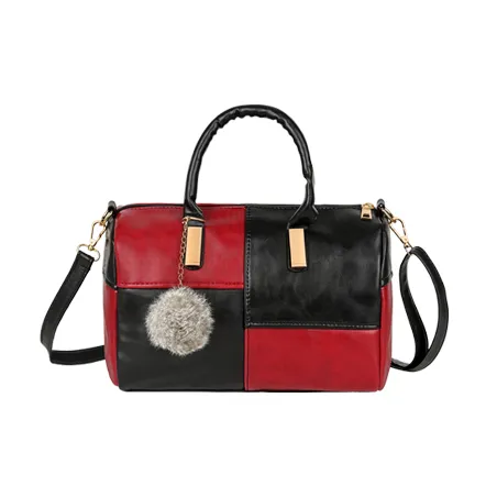 Petit sac à bandoulière avec pompon