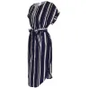Elégante robe rayée