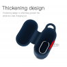 Boîtier pour écouteur en silicone pour Apple AirPods avec crochet