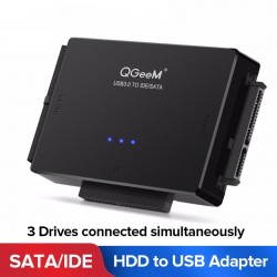 SATA to USB IDE adapter - USB 3.0 - Sata 2.5 3.5 hard disk drive HDD converterHarde schijven