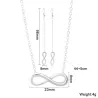 Lucky 8 - earrings & necklace - jewellery setNecklaces
