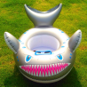 Cartoon shark inflatable baby swimming circle seatZwemmen