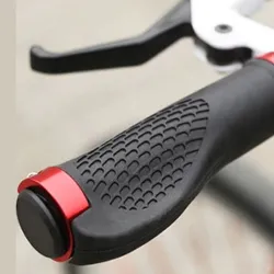 Caoutchouc antidérapant - poignées de guidon - pour vélo MTB - serrure - 2 pièces