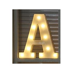 Lettres lumineuses & chiffres - Lumière de nuit LED - alphabet