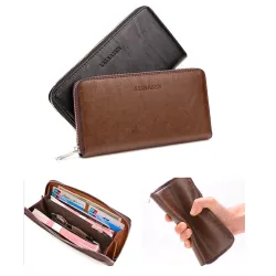 Modieuze leren crossbody & schoudertas met portemonnee*Tassen