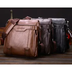 Modieuze leren crossbody & schoudertas met portemonnee*Tassen