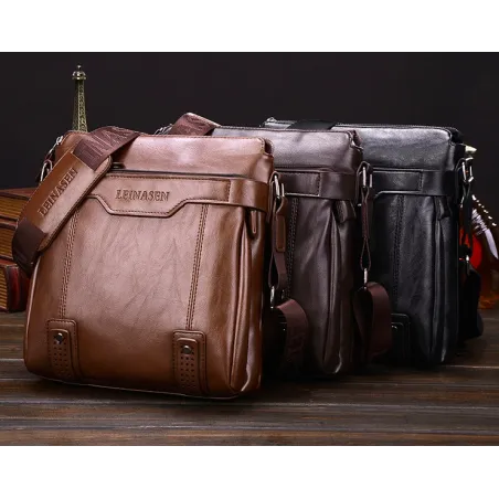 Modieuze leren crossbody & schoudertas met portemonnee*Tassen