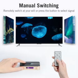 5 in 1 & 3 in 1 out - 4K HDMI switcherHDMI-schakelaars